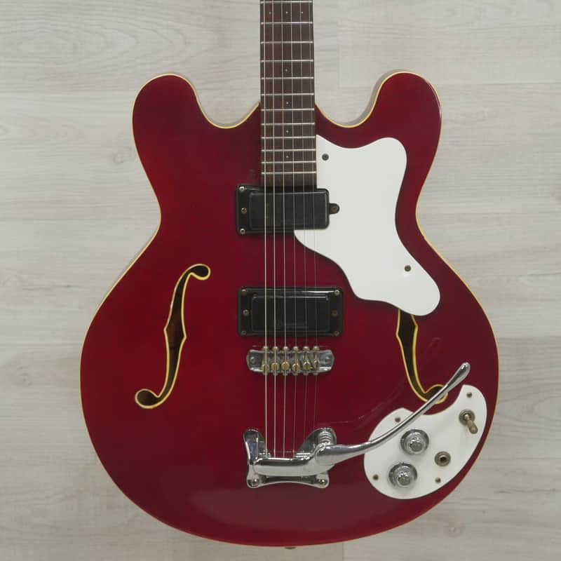 Used Mosrite Celebrity Electric Guitar Red image 1