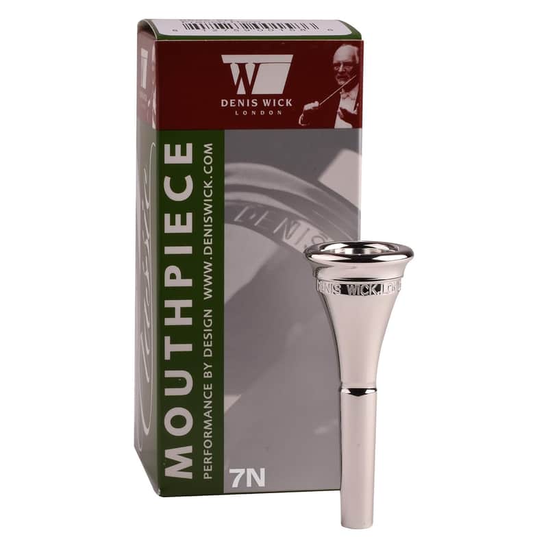 Denis Wick French Horn Narrow Rim Classic Mouthpiece Silver Plated 7N | Cup 17mm | Rim 3.85mm image 1