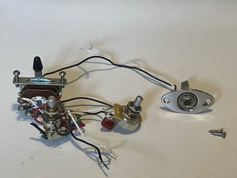2010's Era MIM Charvel San Dimas Pro Mod 2H Guitar Complete Electronics Wiring Volume Pot Jack image 1