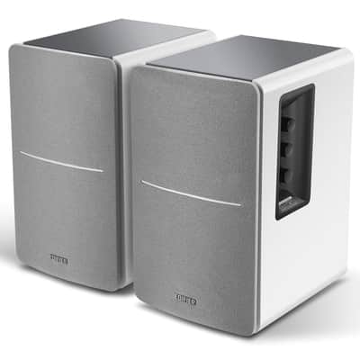 Edifier R1280DB Powered Bluetooth Bookshelf Speakers - Optical Input - White image 2