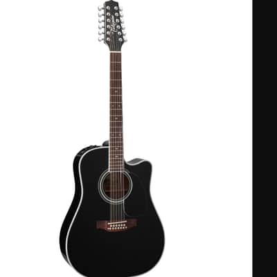 Takamine - EF381SC 12 String - Black Acoustic/Electric image 6