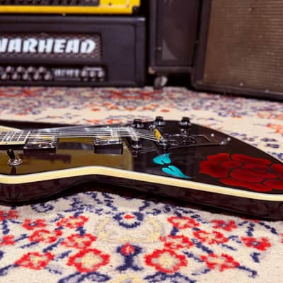 2000 Washburn PS-2000 Rose Paul Stanley Signature USA Custom Shop Limited Edition (46 of 50) w/ Case And COA image 10