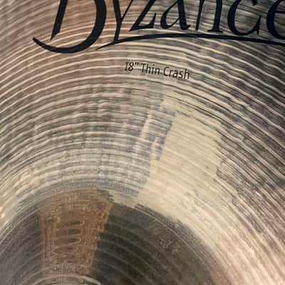 Meinl Byzance Brilliant 18" Thin Crash (Bg2) image 3