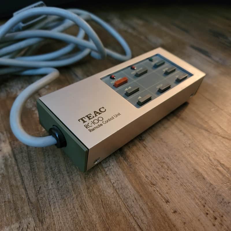 TEAC RC-100 Reel to Reel Remote Control X-7R X-10R X-700R X-1000R