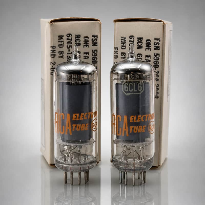 NOS MATCHED/CODE MATCHED RCA 6CL6/1961/HICKOCK TESTED image 1