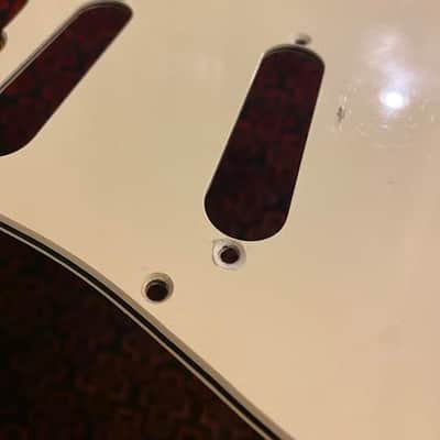 Fender Stratocaster pickguard 1980's Dan Smith era, rare part image 3