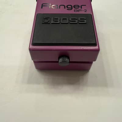 Boss Roland BF-2 Flanger Analog Vintage Rare Yellow Label Guitar Effect Pedal image 3