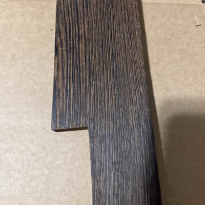 NOS 1970s Wenge Guitar Neck Blank - Pre-Shaped with Headstock & Tuning Holes Kurokumo Japan 27 7/8” x 4 1/4” x 1 1/16” image 7