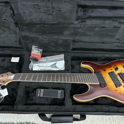 Jackson Concept Soloist SLAT7P HT MS 7-String Guitar Fanned Frets, Bourbon Burst image 1