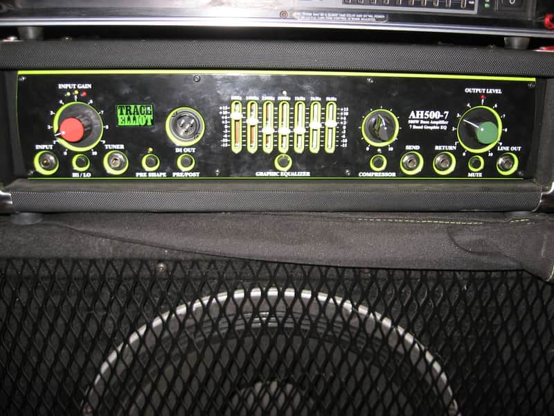 Trace Elliot AH 500 Head 90's Black & Green image 1