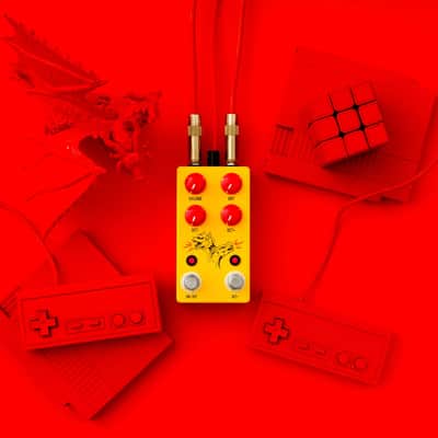 JHS Double Dragon Lo-Fi Octave Pedal - All analog  2026 - Yellow- New! image 5