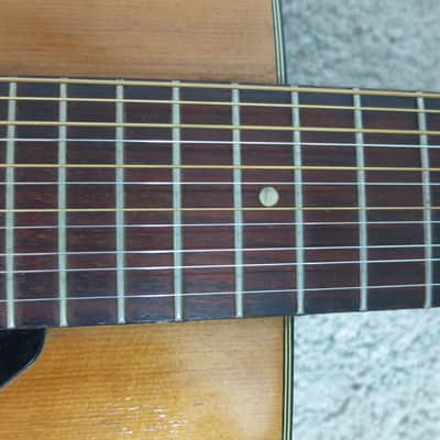 Vintage 1970s Yamaha FG-210 Acoustic Guitar Project High Action image 5