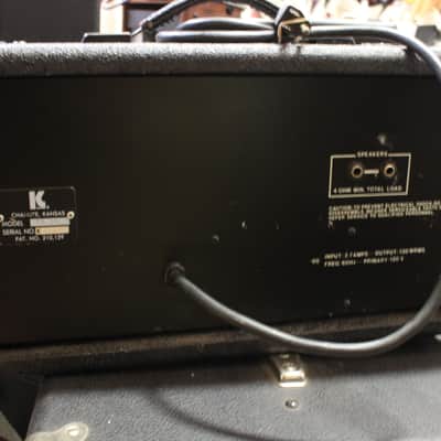 Kustom Vintage USA K PA-10 4ch Mixer Amp Head, Public Address image 2