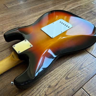 1993 Fender ST-62 Stratocaster Reissue Left-Handed MIJ Sunburst image 15