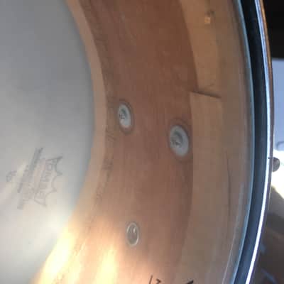 Slingerland 50s Radio King 5.5”x14” Rare Solid Blue Duco Lacquer Snare image 9