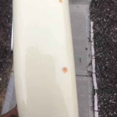 Fender Jazzmaster 1996 Olympic White body / red pick guard Anniversary year image 12