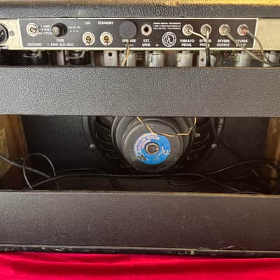 Fender Deluxe Reverb 2-Channel 22-Watt 1x12" 1965 Black Panel image 11