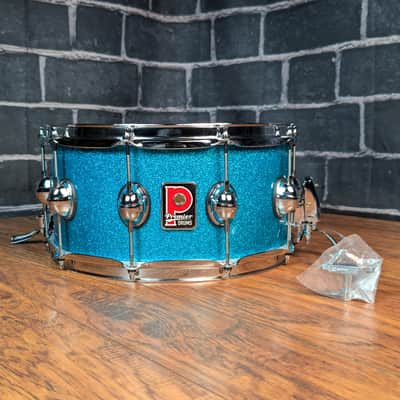 Premier Genista Classic 14x7 Snare Drum – Aqua Sparkle – PGB1407SAQX – 100% Birch Shell – Powerful, Focused Attack image 2