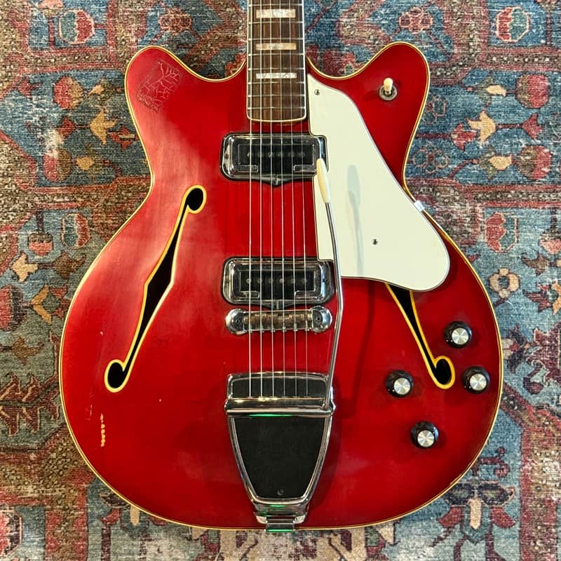 1967 Fender Coronado II with Tremolo, Rosewood Fretboard - Candy Apple Red