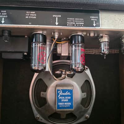 Fender Vibro Champ 1966 - Black Vinyl image 14