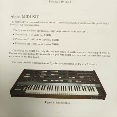 Elka Synthex MIDI KIT image 3