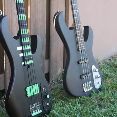 Washburn M-10 2008 Flat Black / Vinnland Green image 2