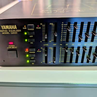 Yamaha Q2031 Dual-Channel Graphic Equalizer 2010s - Black image 2