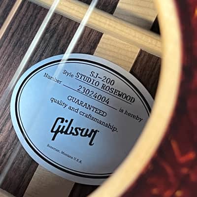 2024 Gibson SJ-200 Studio Rosewood Acoustic Guitar Natural image 6