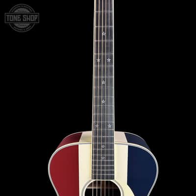 Martin Custom Shop OM Red/White/Blue Sitka/EIR w/Case image 5