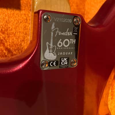 Fender 60th Anniversary Jaguar - 2022 - Mystic Dakota Red - Beautiful! USA Limited Edition image 6