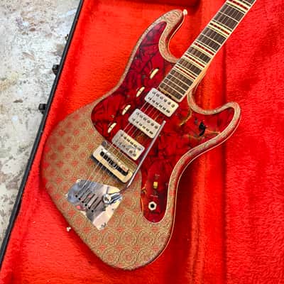 Hofner Galaxie 176 Deluxe 1960’s - Brokat original vintage Germany Höfner vinyl image 5
