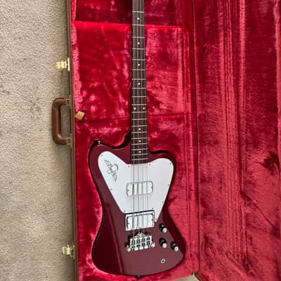 Like NEW 🇺🇸USA Gibson Thunderbird NR  bass guitar - super butter action - Sparkling Burgundy image 2