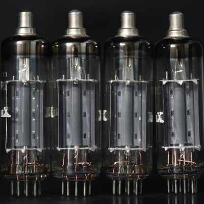 4x 1955's Tronix EY81 Long Plate Top Ring Getter Vacuum Tube image 3