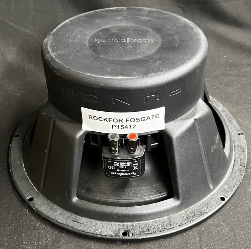 Rockford 12" Speaker Model P15412 300 Watts 4 Ohms Woofer image 1