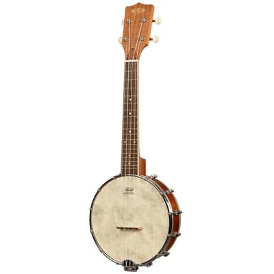 Kala Brand Concert Banjolele Ukulele Banjo & Gig Bag Natural Mahogany image 3
