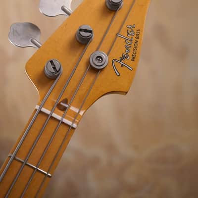 Fender PB-57 Precision Bass MIJ Olympic White – Good Condition image 5