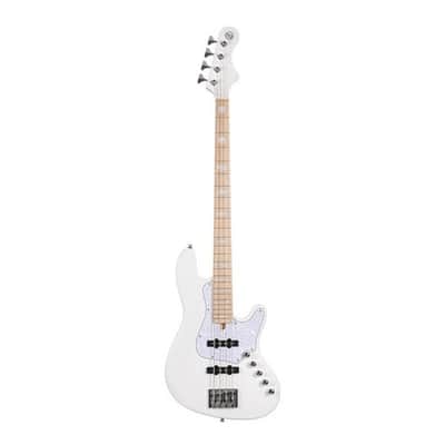 Cort Elrick NJS 4-String Electric Bass, White image 18