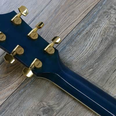 Super Clean! Taylor 614ce 2003 Koi Blue Limited Edition 5A Quilt + OHSC and candy image 22