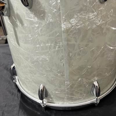 Slingerland Gene Krupa Mid 60s 3 Piece Drum Set - White Marine Pearl image 13