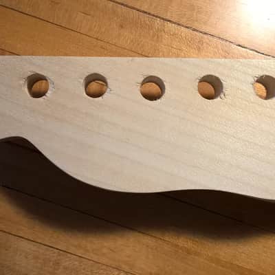 Telecaster Neck -- Unknown Brand; Maple Fretboard; New Condition (Never Installed); w/ Nut image 5
