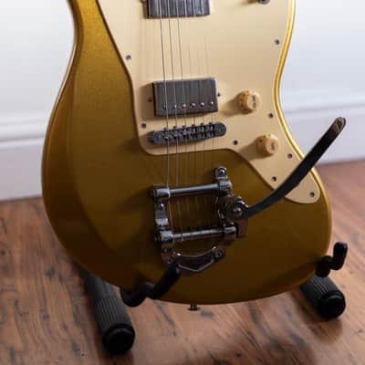 Gear4Music 638 TM Electric Guitar Gold Sparkle Jazzmaster 2023 - Gold Sparkle image 2