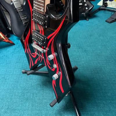 B.C. Rich Warlock Kerry King KKW Red Tribal image 7