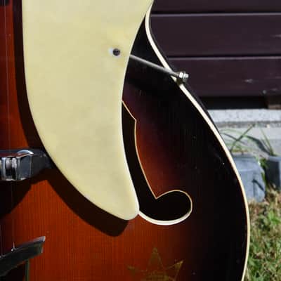 Arnold Hoyer PERLOID + Pickup – 1956 German Vintage Archtop Jazz Guitar / Gitarre image 14