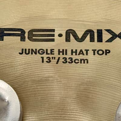INCREDIBLY CLEAN 13” REMIX JUNGLE Hihats 850g 1066g image 3