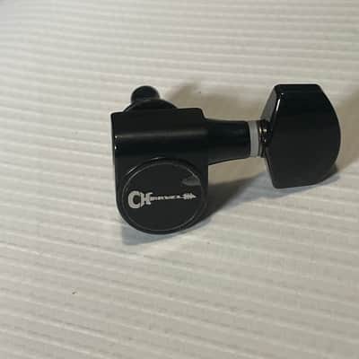 MIM Charvel Pro Mod 2H Black Tuners Tuning Pegs 6 In Line Dual Pin image 4
