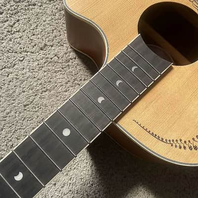 Luna 40 Inch Acoustic Guitar, Carved Oasis Top Body, Mahogany Neck, Rosewood Fingerboard image 14