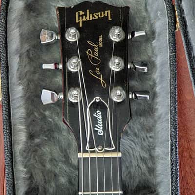 Gibson Les Paul Studio with Ebony Fretboard 1990 - Wine Red image 5