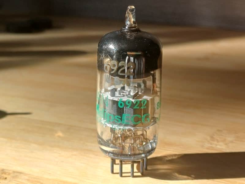 Nice NOS PHILIPS ECG JAN 6922 USA made e88cc ecc88 6DJ8 SAME CODE fully tested Double stage getter. image 1