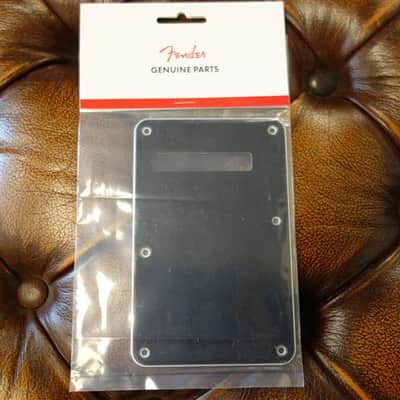 Fender Backplate Stratocaster Black (B/W/B) 3-Ply image 1