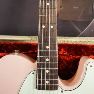 2019 Fender Custom Shop Limited Edition NAMM ‘63 Telecaster Relic Shell Pink Matching Headstock | 1-of-1 Custom Color Spec image 4